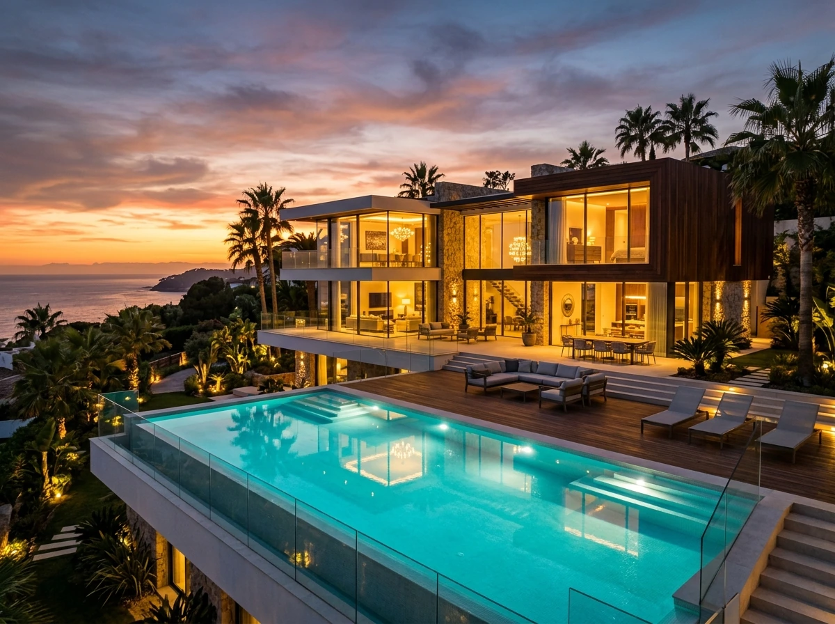Luxury Modern Architecture Villa Campaign Post