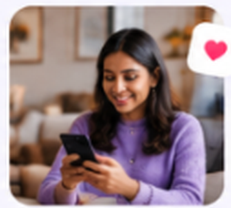 Consumer following brand on social media
